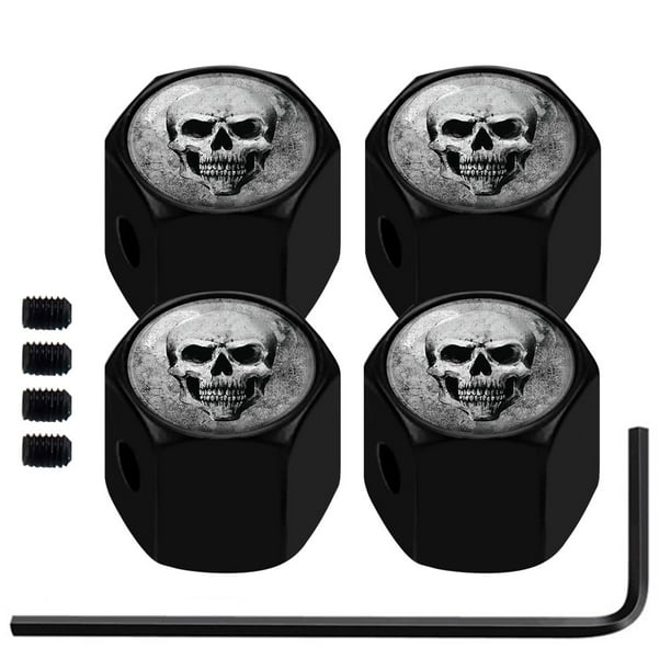 Motorcycles WIRESTER 4 Piece Anti-Theft Tire Valve Stem Caps for Cars Trucks Motorcycles WIRESTER 4 Piece Anti-Theft Tire Valve Stem Caps for Cars Trucks